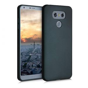 kwmobile Housse Compatible avec LG G6 Coque - Housse de t&eacute;l&eacute;phone Protection Souple en TPU - p&eacute;trole m&eacute;tallique (SX-Commerce, neuf)