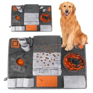 Tapis de fouille Chien, Jouet &eacute;ducatif pour Chien, Tapis d'entra&icirc;nement pour Chien, Tapis d'alimentation Lente, Pliable et Lavable, Convient &agrave; Tous Les Chiens (SNAPPYKART, neuf)
