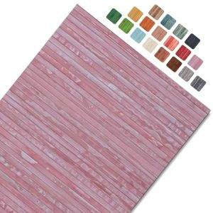 CosìCasa Tapis Cuisine Devant Evier Lavable Bambou - Tapis Cuisine Long en Bois - Tapis De Bain Bois Antidérapant - Tapis Bambou Salle De Bain, Caillebotis Douche Extérieure, Bleu Mirtillo, 50X100 (HomeLife Italy, neuf)