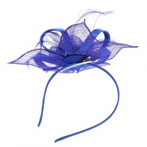 PLAFOPE Kopfschmuck Haarschmuck Bandeau Kopfschmuck Casque De Thé Casque à Clapet Vert Bandeau De Style Rétro Coiffure De La Mariée Coiffure De Banquet Accessoires Cheveux Pour Femmes Blue (Comexs, neuf)