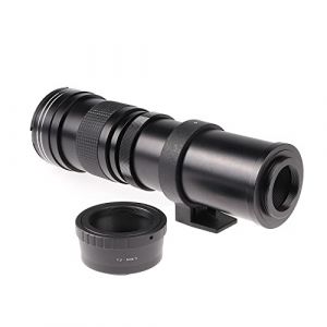 Hersmay Téléobjectif 420-800 mm F/8.3-16 Mise au Point Manuelle - Super téléobjectif AF pour Sony A900 A850 A700 A580 A550 A560 A500 A450 A380 A350 A290 A230 A10 A10 A77 A99 A65 A57 A53 A37 A33 (RG-Foto, neuf)