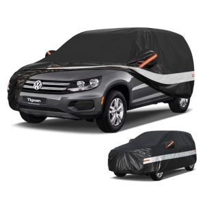 Holthly Bache Voiture Exterieur SUV pour Volkswagen Tiguan(2007-2025) Housse Voiture à 10 Couche,Bache Voiture 100% Imperméable,Bâche Protection Voiture Matière Souple et Respirante (Hangzhou Hanrong Trading Co., Ltd., neuf)