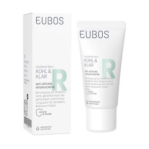 EUBOS Crème fraîche et transparente contre les rougeurs intenses 30 ml (Astra FR, neuf)