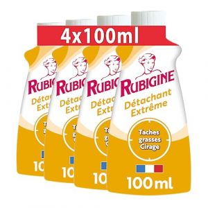 Rubigine Détachant Taches Grasses 100 ml - Lot de 4 (Yamstock, neuf)