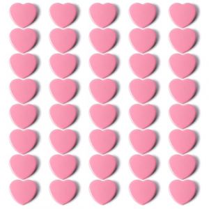 PYJLBX Aimant Frigo - Lot de 40 Aimant Puissant C&oelig;ur Rose, Petit Aimants Tableau Magn&eacute;tique, Magnet Frigo Aimants D&eacute;coratifs Plat Aiment pour Tableau Blanc, R&eacute;frig&eacute;rateur, Calendrier, Bureau, Cuisine (Shenzhen Pingyijia Trading Co.,Ltd, neuf)