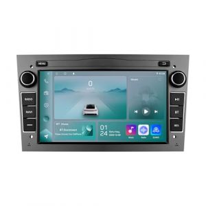Ossuret Autoradio Carplay avec &eacute;cran Tactile 7 Pouces pour Vauxhall Corsa Meriva Tigra Twintop Vectra Combo Astra Vivaro Signum Zafra, 2+32GB Android 13 Navigation GPS Support DSP Bluetooth SWC (Gris) (Hitour Tech, neuf)