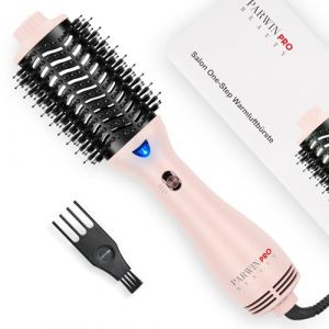 One-Step Brosse Soufflante, PARWIN PRO BEAUTY Sèche-Cheveux Volumisant, Brosse Ovale 4-en-1, Soins Ioniques, pour le Volume et la Mise en Forme, 1000 Watts (Rose) (PARWIN PRO BEAUTY, neuf)