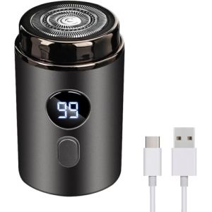 Tondeuse Intime Femme Homme Professionnelle,Rasoir Électrique Sans Irritation pour Partie Intime,Précise et Lavable - Idéal pour Voyage et Ét (Noir) (Wuzun, neuf)