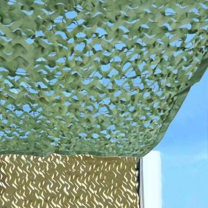 DYPJHEO Filet de Camouflage - 3D Vert de Feuilles, Pare-Soleil Rideau clôture auvent Maille Camouflage, pour décoration d'ombre Patio Camping Jardin Ferme Voiture fête cachée(5x5 m (16.4x16.4 ft)) (shangshan shop, neuf)