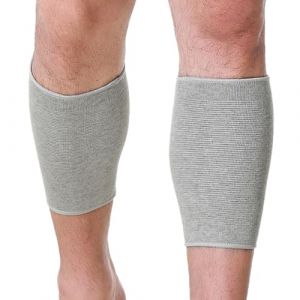 NEOtech Care Molleti&egrave;re prot&egrave;ge-mollet - Ultra l&eacute;g&egrave;re, &eacute;lastique et mat&eacute;riau respirant - Compression m&eacute;dium (Gris, Taille M, 1 Paire) (NEOtech Care (EU), neuf)