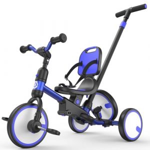 Tricycle pour Tout-Petits avec Sonnette, Tricycle pour Enfants de 18 Mois &agrave; 5 Ans, tricycles pour Enfants, v&eacute;los pour Tout-Petits de 1 &agrave; 3 Ans, tricycles pour Tout-Petits de 2 &agrave; 4 Ans (BlissZ, neuf)