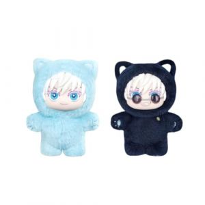 Jiumaocleu JJK Figurine Gojo Satoru Statue Anime JJK Gojo Satoru Pendentif 14 cm PVC Geto Suguru Peluche Pyjama Mod&egrave;le D&eacute;coration Pendentif Ornement pour les fans 2 pi&egrave;ces (jiumaocleu, neuf)