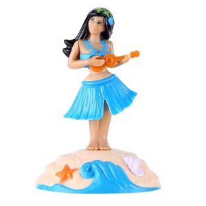 Danseuse Hawaienne Voiture Qui Bouge, Figurine Solaire Dansante pour Voiture Danseuse Hawaienne Voiture Qui Bouge Poupée Hawaiian Fille Danse Jouet Figurine Tableau de Bord pour Voiture (4845966456652656456, neuf)