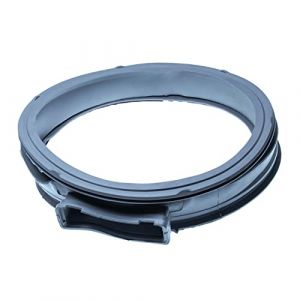 vhbw Joint de porte compatible avec LG F94J8FH2S, F94J8FH2W, F964J72WRH, FTWD107TH2 lave-linge - caoutchouc, diamètre 40 cm, gris (ElectroPapa, neuf)