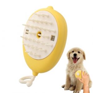 Brosse &Agrave; Chat Avec Vapeur | Peigne De Nettoyage Pour Animaux Avec Pulv&eacute;risation Et &Eacute;limination Des Poils,Outil De Toilette Pour Chiens Et Chats Aux Poils Raides Boucl&eacute;s Ou Lisses (woodone, neuf)