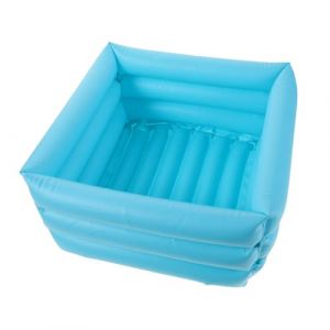ERINGOGO Bac Bain P&eacute;dicure Gonflable et Pliable Bassin de Bain de PVC Rapide &agrave; Gonfler pour Usage Int&eacute;rieur et Ext&eacute;rieur Voyage et Camping et Facile &agrave; Ranger (Jehmal, neuf)