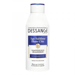 DESSANGE - Shampooing Âge Sublime Blanc Chic 250Ml - Soin cheveux éclatants et resplendissants - Formule avancée pour tous types de cheveux - Lot De 3 (ViveVers, neuf)