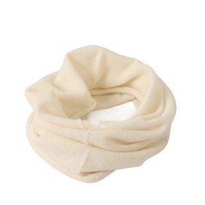 Prettystern Écharpe à Boucle Unisexe 100% Laine De Cachemire Foulard Uni Dames Tube écharpe Blanc (PrettyLand.eu, neuf)