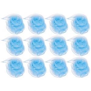 PATIKIL Foulards de Danse, 12 Pcs Foulards Carr&eacute;s de Jonglerie 60 x 60 cm pour Jouer &agrave; la Musique Magique, Activit&eacute; de Jonglage, Habillage, Bleu Clair (PATIKIL UK, neuf)