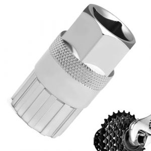 ZWWOGE Outil de Réparation et Retrait de Roue Libre pour Vélos,Cassette Demonte Douille, Acier Carbone Durable,Compatible Shimano, Sunrace, Sram, Dnp pour Cassette de 6,7,8,9,10,11 Vitesses,20×44.8mm (ZWWOGE, neuf)