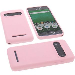 foto-kontor &Eacute;tui Compatible avec Doro 8035 Sac de Protection en TPU en Silicone Sac pour Portable Rose Vif (Foto-Kontor, neuf)