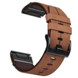 Bracelet en Cuir, Bracelet de 22mm pour Fenix 7 Solar/Sapphire,Fenix 8 47 mm, Fenix 6 /pro/Sapphire, Fenix 5 /plus, Forerunner 935/945/955, Approach S60, Quatix 5/6/7, Instint Serie (SUPORE, neuf)
