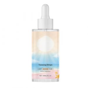 Gouttes Autobronzantes | Soin Visage & Corps Sans Soleil 60ml,Solution Éclaircissante & Nourrissante pour Bras, Jambes, Dos - Hommes Femmes - Idéal Plage & Voyage (chaojiu, neuf)