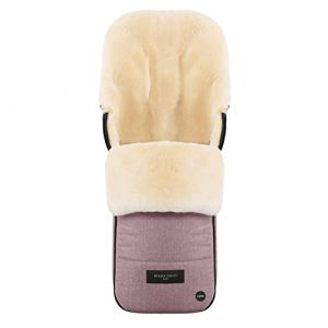 Chancelière en peau de mouton FLIMS LUXE de WERNER CHRIST BABY – Pour poussette ou landau, en fourrure médicale, universelle (Bugaboo, Cybex, Joolz, etc.), en rose (WERNER CHRIST GmbH, neuf)