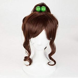 GUANBBD Soldat Sailor Moon Kino Makoto Sailor Jupiter Perruque de cosplay pour femme Cheveux synthétiques résistants à la chaleur (GUANBAIJI1982, neuf)