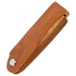 Ipetboom 1pièce Peigne à Cheveux Bois Pliant Avec Brosse à Barbe Porte-housse Pour Homme Accessoire De Coiffure Portable (KinRoZ, neuf)