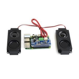 WM8960 Hi-FI Sound Card Hat Compatible with Raspberry Pi 5/Pi 4B/3B+/Pi3B/Pi Zero 2W/ Zero W/Zero WH, Support Stereo Encode/Decode, Play/Record, Directly Drives Speakers to Play Music (Wonrabai, neuf)