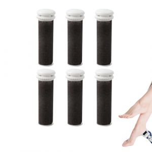 Lot de 6 rouleaux de rechange pour r&acirc;pe &eacute;lectrique Micro Pedi - Compatible avec Scholl Express Pedi Aldi (FRAOPIN, neuf)