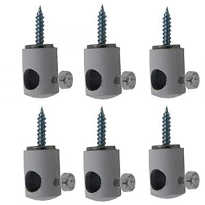 AYGCI Lot de 6 Crochets d'éclairage pour Lustre, Câble Fixation Décentralisation Fil électrique Crochet pour Lustre, Plafonnier, Câble électrique, Entrée, Suspension, Crochet de Plafond ou Mural (sea free, neuf)