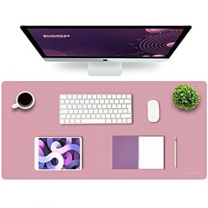 K KNODEL Tapis de Bureau, Tapis Bureau, Tapis Bureau Sous Main 43cm x 90cm, Tapis de Portable, Sous Main Bureau pour Bureau et Maison, Double Face (Violet) (KNODEL, neuf)