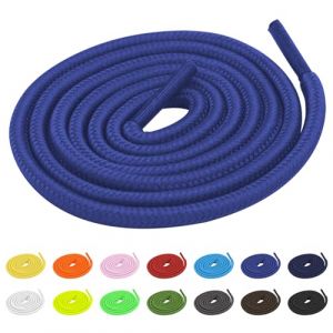 TBOC Lacets Ruban Ronds [Bleu Électrique] Lacet Rond [120 cm] Chaussures Baskets Patin Sport|Compatible avec Converse Nike Air Force Adidas Stan Smith Puma Timberland pour Enfant Adulte (THE BIG OUTLET COMPANY, neuf)