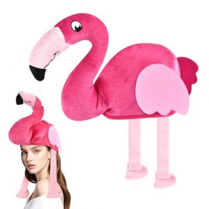 Bandeau Flamant Rose,Serre-tête Flamant,Flamingo Headband,Bandeaux de Carnaval,pour Cosplay Costume Carnaval Fête Halloween Pâques (kangruiyuan, neuf)
