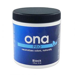 ONA Neutraliseur d'odeurs Block Pro - Élimine les odeurs indésirables en toute sécurité, naturellement et de manière permanente - 170 g (RAW shop, neuf)