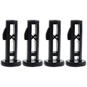eMagTech 4X Goupilles de Charnière de Couvercle de Poubelle à roulettes 62mmx16mm en Plastique Noir Adaptées aux Poubelles à roulettes Domestiques et Commerciales 50/120/240L (eMagTech, neuf)