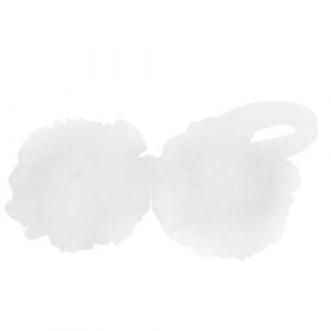 Akozon Boule De Fleur,Boule Pendentif Mur D&eacute;cor Ciels Lit B&eacute;b&eacute; Maison Moustiquaire pour lit de b&eacute;b&eacute; Suspendu Fleur Boule Berceau Accessoires Jeu pour Enfants Mur Pendentif d&eacute;cor (Blanc) (Reminnbor, neuf)