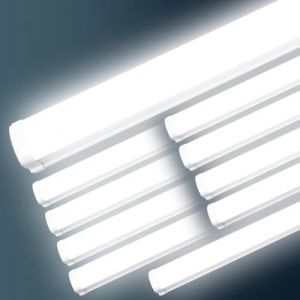 Viugreum 10 Paquets Tube Neon Led 90 cm, Étanche IP65 Reglette LED 30W 3000LM Blanc Froid 6500k Réglette Led, Plafonnier Tube Néon Garage pour Bureau Garage Atelier Entrepôt Salle de Bain Cuisine (Viugreum-EU, neuf)