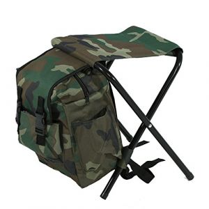 Chaise Glacière Pour Tabouret De Sac à Dos, Tabouret De Pêche Pliable Pour Chaise De Camping En Plein Air, Siège De Chaise Portable, Tabouret De Camping Avec Sac De Rangement, équipement Et équipement (Balonta, neuf)