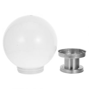 HOUDERCO Lampadaire Sphérique Étanche Inoxydable pour Extérieur Lampe Globe Design Moderne pour Jardin Patio Courtyard (GSAEBH, neuf)