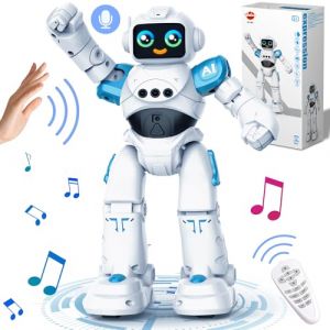VATOS Robot RC pour enfants – Robot intelligent parlant à distance vocale, détection de geste, robot Emo programmable pour enfants de 3, 4, 5, 6, 7, 8 ans, cadeau d'anniversaire (XIAOMA ONLINE EU, neuf)