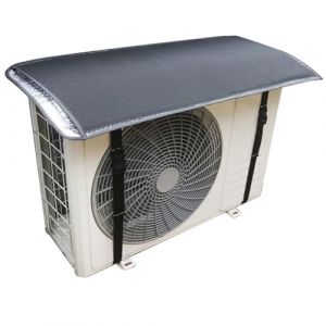 Cache Climatiseur Exterieur, Housse Pompe a Chaleur avec Coussinets D'isolation Phonique, Maille Dense, Imperm&eacute;able, Isolante Thermiquement et R&eacute;duisant Le Bruit, avec Boucles(120*60cm/47*24in) (wangce9789, neuf)