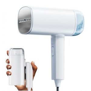 D&eacute;froisseur Vapeur Vertical Pliable, FMK Steamer Portable & D&eacute;froisseur &agrave; Main, Fer &agrave; Repasser Vapeur Sans Fil pour Voyage, Centrale Vapeur Puissante 2000W pour Tissus Blanc (O&Uuml; DmitriykHost, neuf)