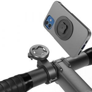 Support T&eacute;l&eacute;phone V&eacute;lo, Porte Telephone Velo en Aluminium - Fixation S&eacute;curis&eacute; Support Telephone VTT/Moto/Scooter, Pince de Guidon Universel pour Smartphone et iPhone 17/16 (Jieruiyou Technology, neuf)