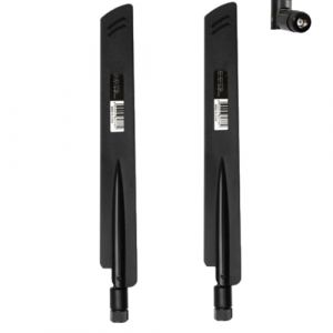 Lot de 2 antennes de caméra de chasse cellulaire 4G LTE 10 dBi RP-SMA mâle compatible avec Spypoint Link Micro Solar EVO Link S Dark Wildlife Hunting Game Cam Outdoor Mobile Security Camera (TREADALT-TECUK, neuf)