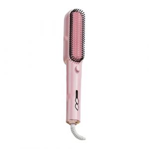 Lisseur Brosse Pour Femmes | Technologie Ionique Lissage Parfait Brosse Cheveux | Accessoire Coiffure Portable, Brosse Chauffante Confortable Pour Voyage (ceutmelye, neuf)