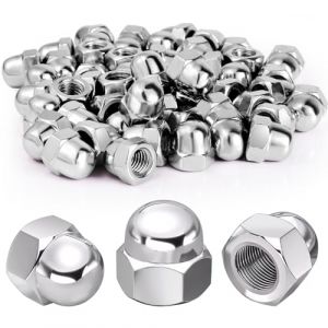 Nadisean 100 Pi&egrave;ces Ecrou Borgne Inox M6, &Eacute;crous Borgne M6 Hexagonaux, Ecrou Inox DIN 1587 Sup&eacute;rieure Inoxydable A2 Cache Ecrou avec Bo&icirc;te de Rangement pour Vis Boulons Filet&eacute;s & Tiges Filet&eacute;es (Shengen, neuf)