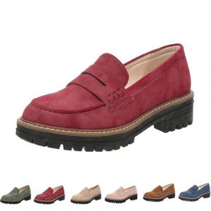 Mocassins orthopédiques à Plateforme Orthoture confortables pour femme, mocassin de marche à bout rond, semelle crantée en daim (YuchiStore, neuf)